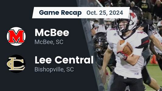 Football Game Preview: McBee Panthers vs. Great Falls Red Devils