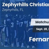 Football Game Recap: Zephyrhills Christian Academy vs. Fernandin