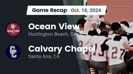 Football Recap: Matthew Peters Leads Calvary Chapel to Victory over Rancho Alamitos