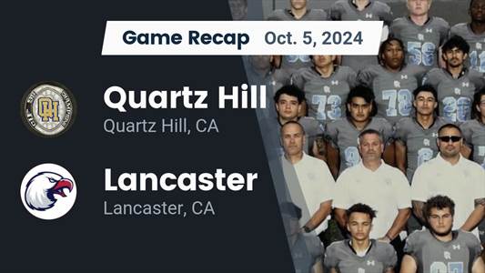 Football Game Preview: Quartz Hill Royals vs. Knight Hawks