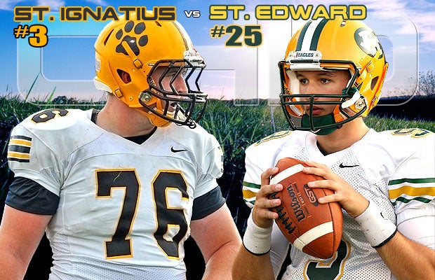 Two of the nation's top prep programs reside just 6 miles from each other, so expect the St. Edward vs. St. Ignatius battle to fill the stands in Cleveland.