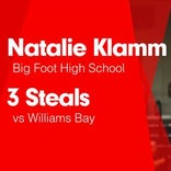 Natalie Klamm Game Report: vs Edgerton