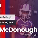 Football Game Recap: Northern vs. McDonough