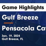 Basketball Game Recap: Gulf Breeze Dolphins vs. Niceville Eagles