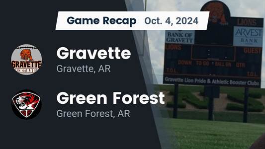 Football Recap: Green Forest Comes Up Short