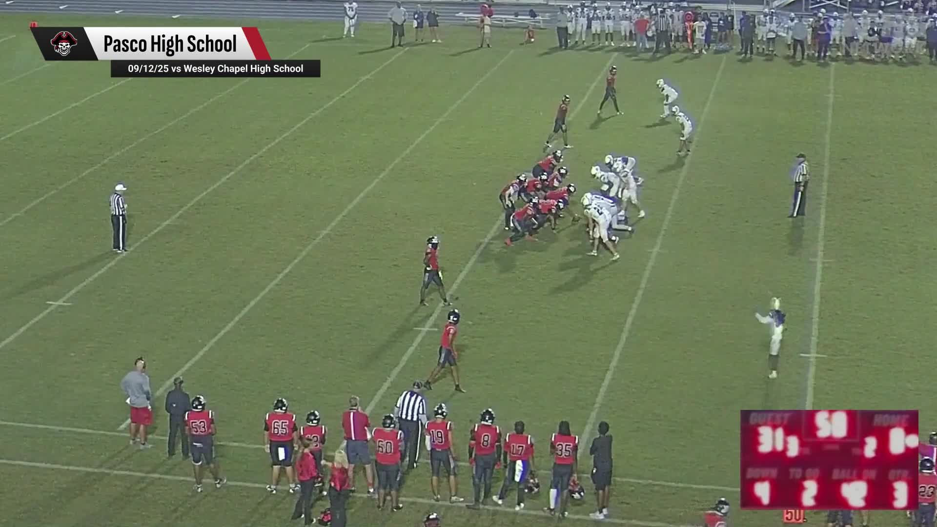 Demarquez Holloman Game Report: @ Pasco