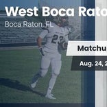 Football Game Recap: West Boca Raton vs. Bayside