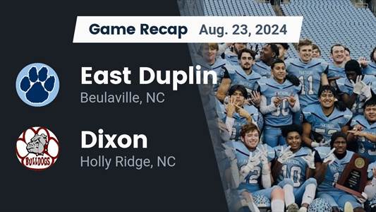 Football Game Recap: East Duplin Comes Up Short