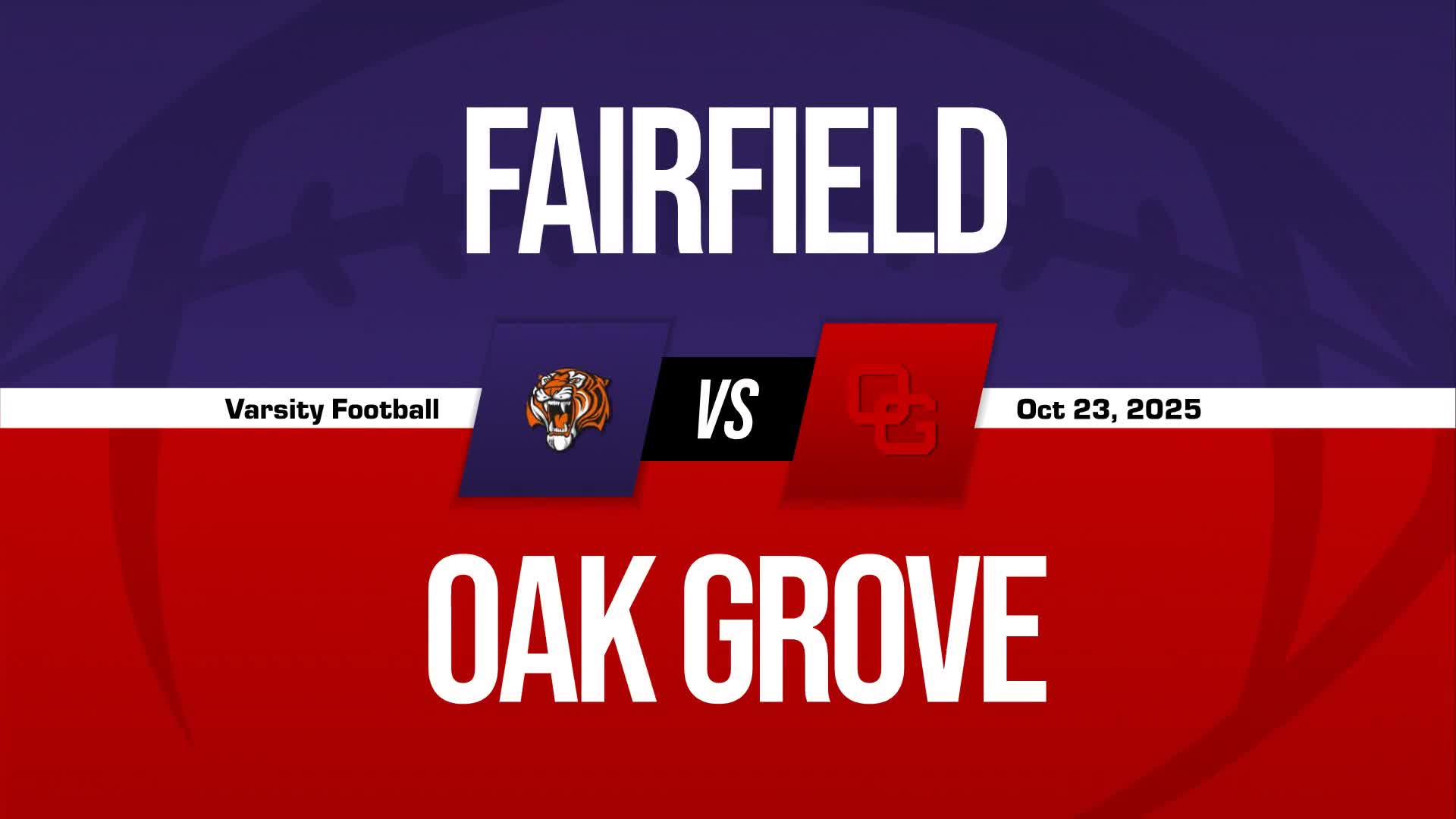 Football Game Preview: Fairfield Tigers vs. Huffman Vikings + Official Tickets