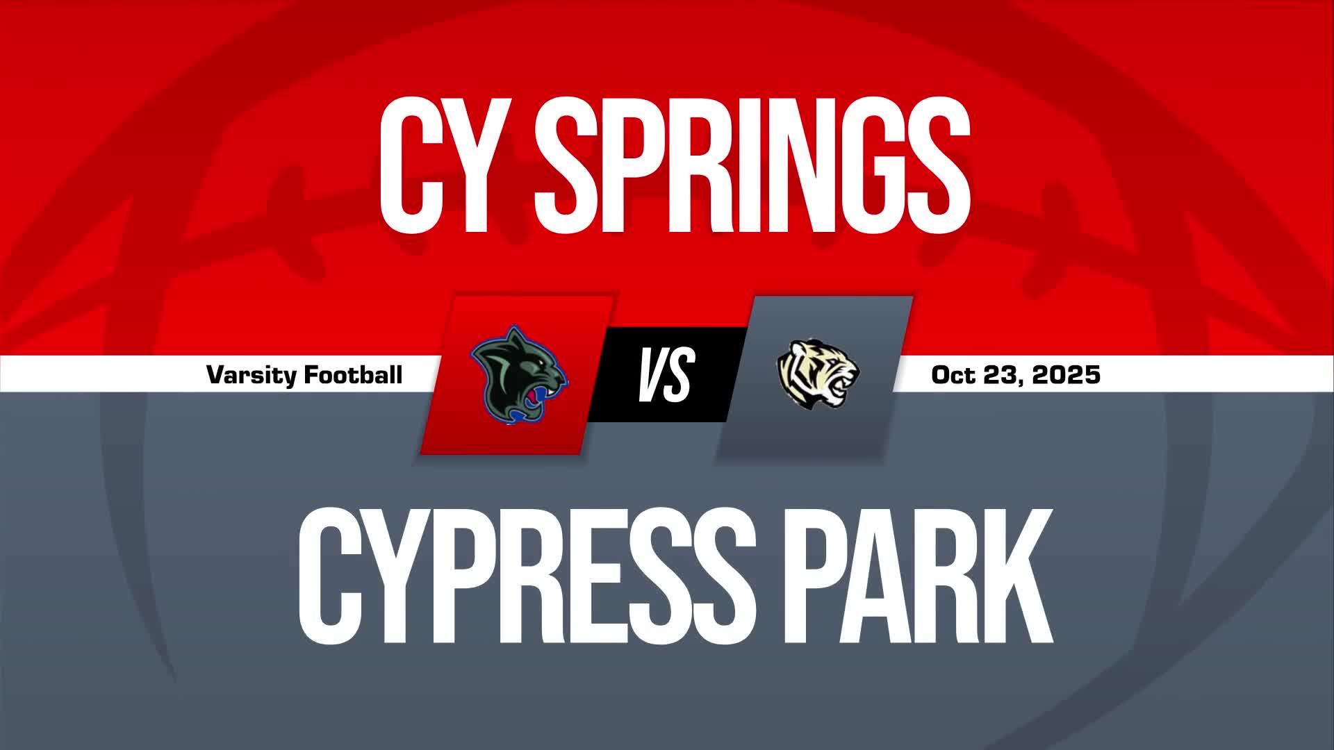 Football Game Preview: Cypress Springs Panthers vs. Waller Bulldogs + How To Watch