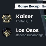 Football Game Recap: Kaiser Cats vs. Santa Monica Vikings