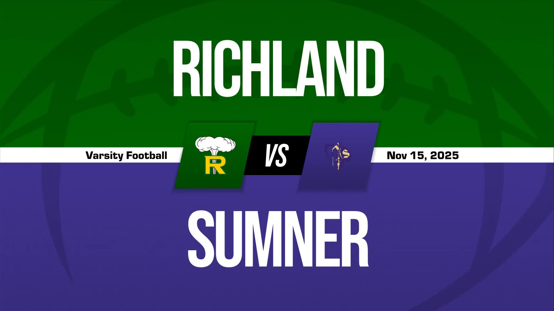 Football Recap: Sumner Takes Down Richland in a Playoff Battle