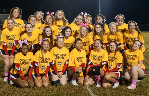 The Chopticon cheerleaders also received the highest award for raising the most money.