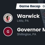 Football Game Preview: Warwick Warriors vs. Governor Mifflin Mustangs