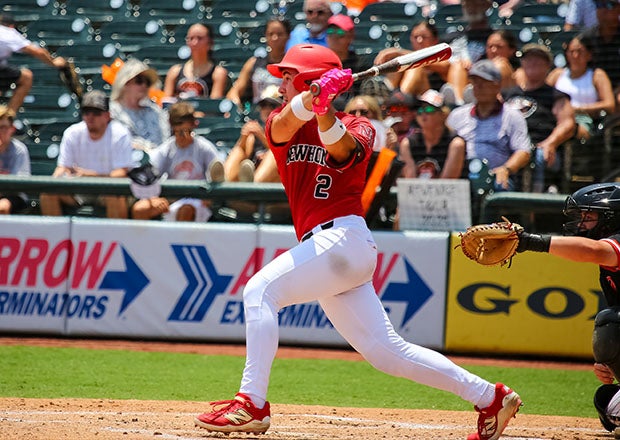 Players like Hunter Burrell and his .486 batting average kept New Home piling up runs all the way to the Texas Conference 2A Division 1 state championship game. (PHOTO: Oladipo Awowale)