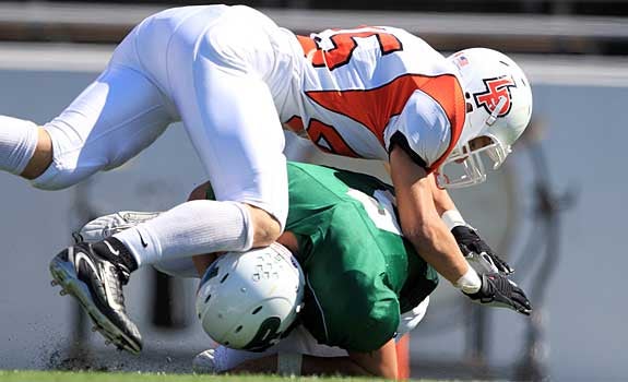 La Porte's defense swarmed to the ball against Katy.