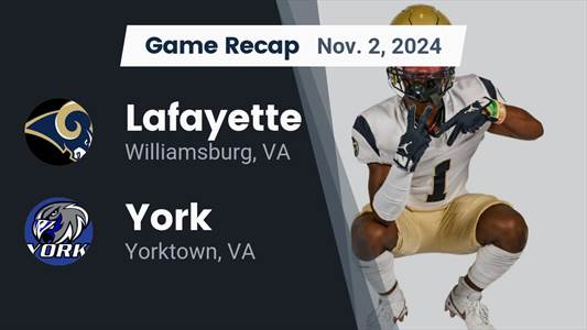Football Game Preview: Lafayette Rams vs. Petersburg Crimson Wav