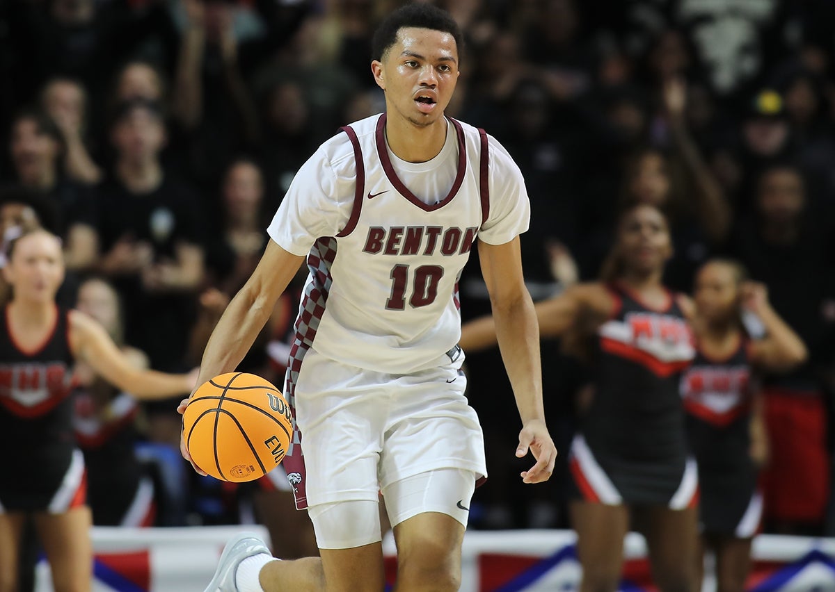 Arkansas Player of the Year Terrion Burgess helped deliver Benton its first state championship. (PHOTO: Justin Manning)