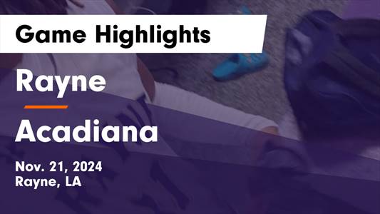 Basketball Game Preview: Rayne Wolves vs. Church Point Bears