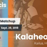 Football Game Recap: Kalaheo vs. St. Francis