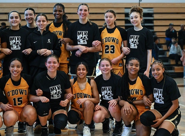 Devin Cosgriff (No. 23) will team with MaxPreps National Sophomore of the Year McKenna Woliczko (to her right) next year at Archbishop Mitty. (Photo: Greg Jungferman)