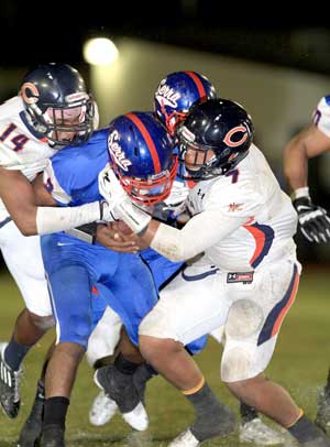 Rick Gamboa (right) is a big-time recruit forChaminade at linebacker.