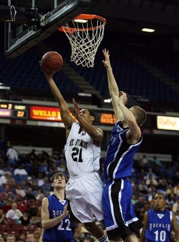 St. Francis senior Shawn Grant led all scorers with 24 points.