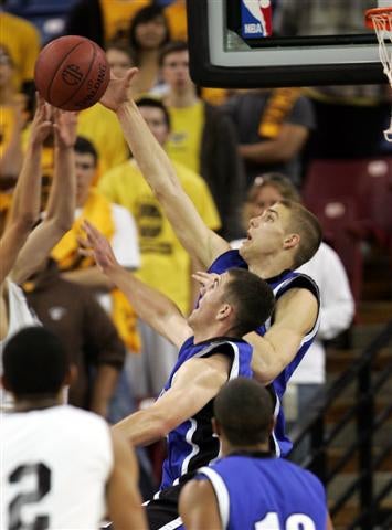 Rocklin's big men got a hand on a lot of shots.