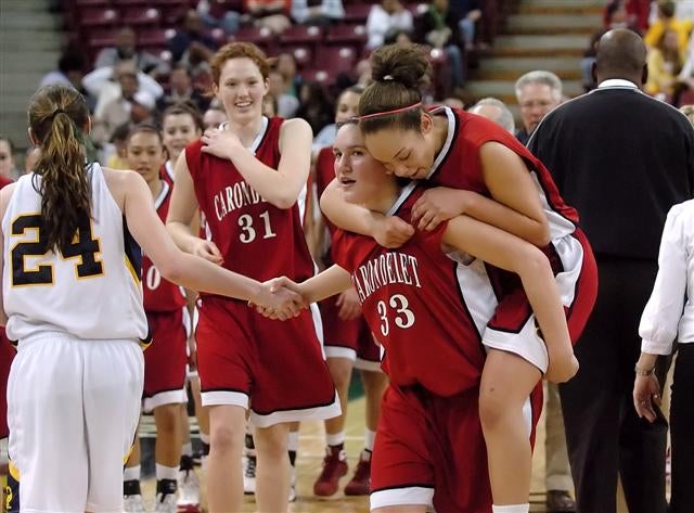 Carondelet's Hilary Rosette helped carry the team on her back - even after the game.