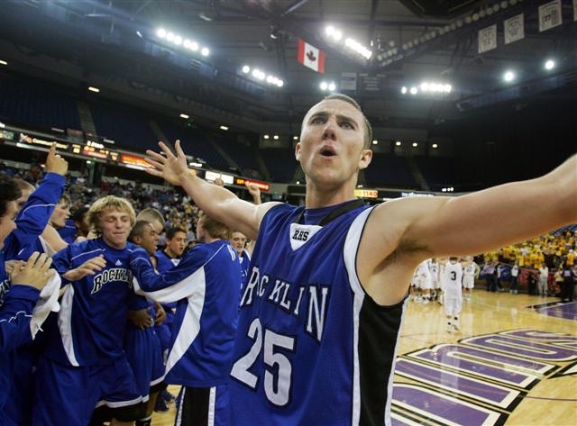 Rocklin senior Pat Stover exalts huge home contingent after historic win.