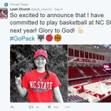 North Carolina State commitment Leah Church buries world record 32 3-pointers in one minute