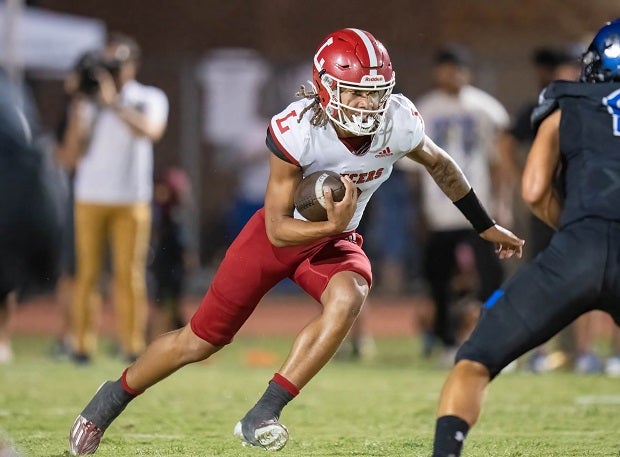 Nebraska commit T.J. Lateef leads the Lancers against a tough schedule that includes five teams ranked in the Preseason MaxPreps Top 25. (Photo: Marcus Wilkins)