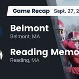 Football Game Preview: Reading Memorial vs. North Andover