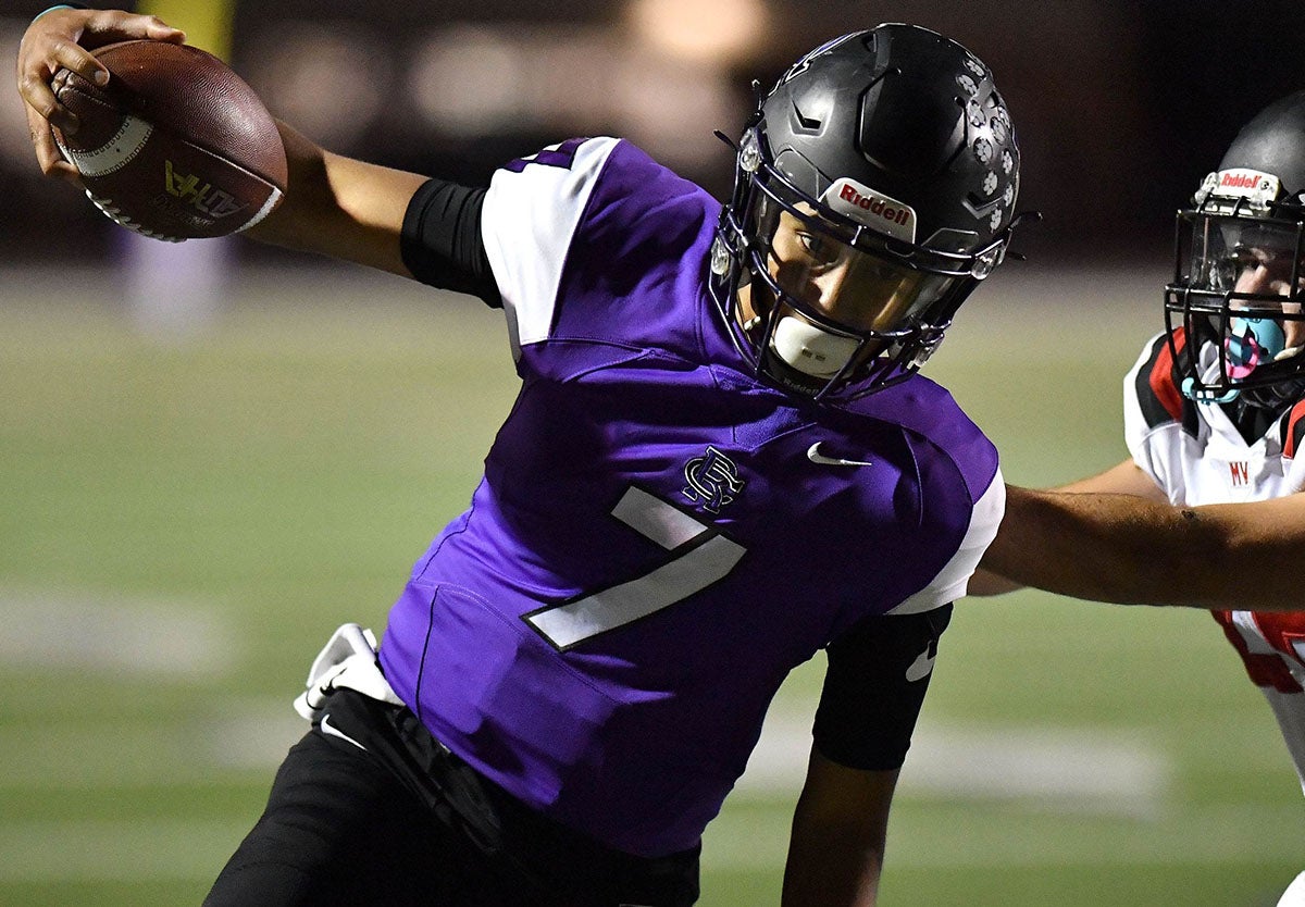 C.J. Stroud was a multi-sport star at Rancho Cucamonga. He took both the football and basketball team on deep playoff runs. (Photo: Louis Lopez)