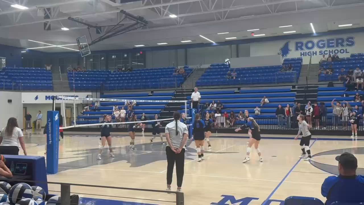 Volleyball Recap: Rogers' Loss Ends Eight-Game Winning Streak at