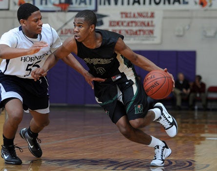 Louisville commitment Anton Gill of Ravenscroft continued his huge junior campaign with 34 points in a win over Christ School last week.