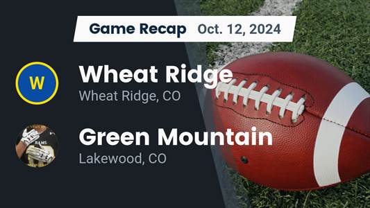 Football Recap: Wheat Ridge Falls Despite Strong Effort from  Isaac Mccune
