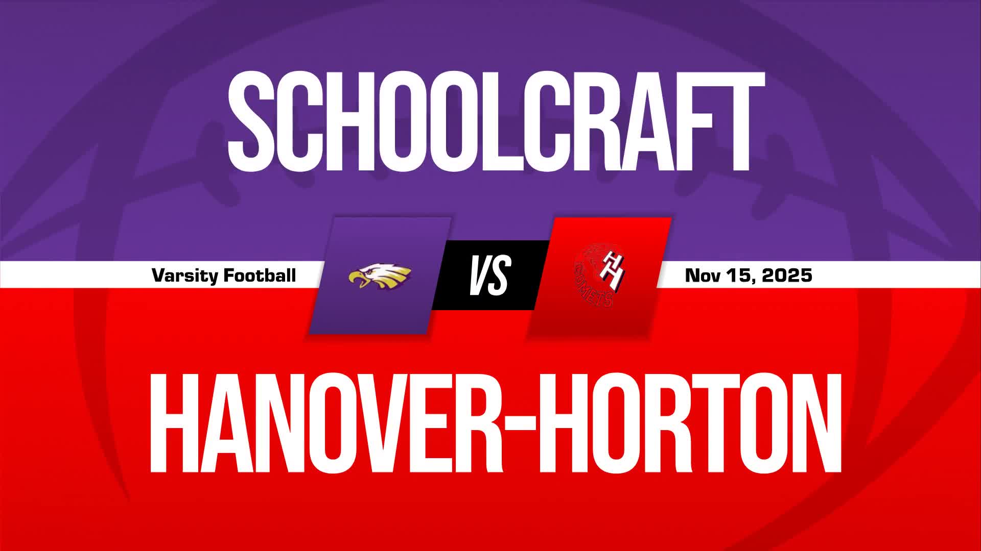 Football Game Preview: Schoolcraft Eagles vs. Clinton Redwolves + How To Watch