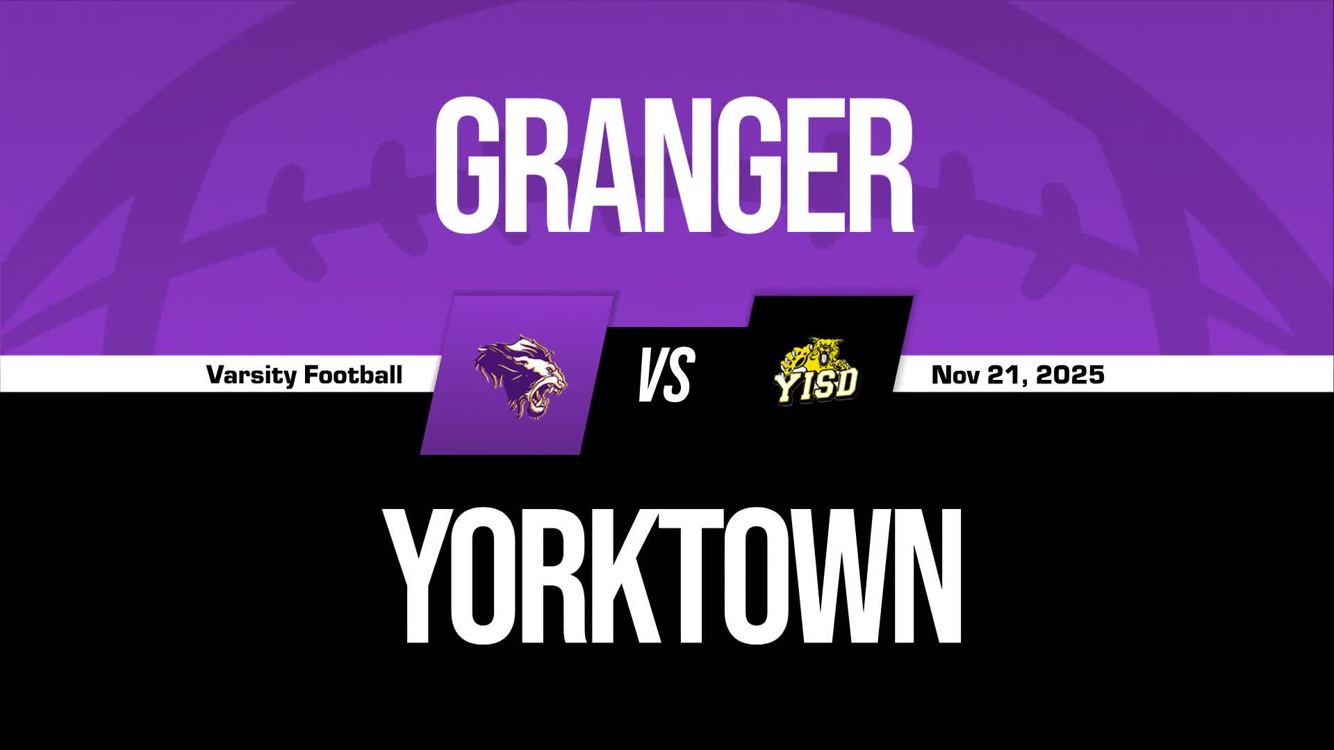 Football Game Preview: Granger Lions vs. Junction Eagles