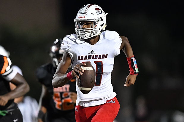 FBS quarterback prospect Cedrick Bailey helped No. 13 Chaminade-Madonna pile up 28 first-half points Saturday against No. 17 St. John's.