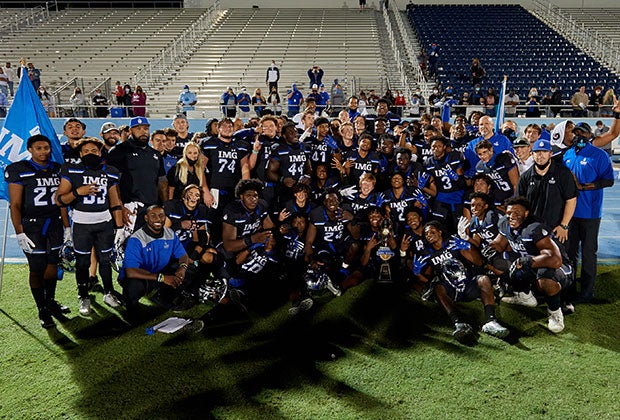 IMG finished its season with a perfect 8-0 mark under first-year coach Bobby Acosta.
