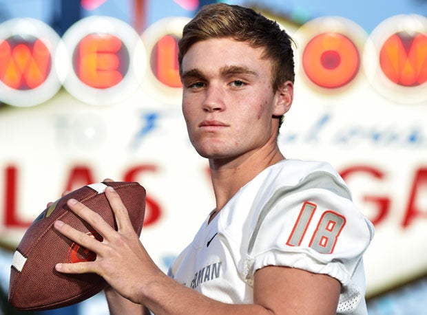 Bishop Gorman junior quarterback Tate Mantell has committed to Texas A&M.