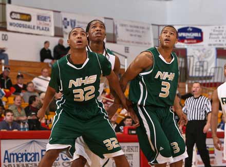 Northland High's Jalen Robinson, left, and Trey Burke.