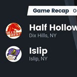 Football Recap: Half Hollow Hills West Skates Past Islip with Ease