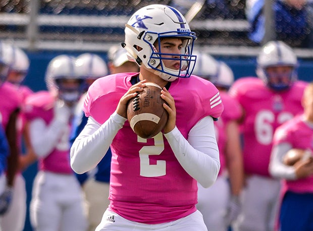 St. Xavier and quarterback Chase Wolf (Wisconsin commit) are looking to defend their D-I title.