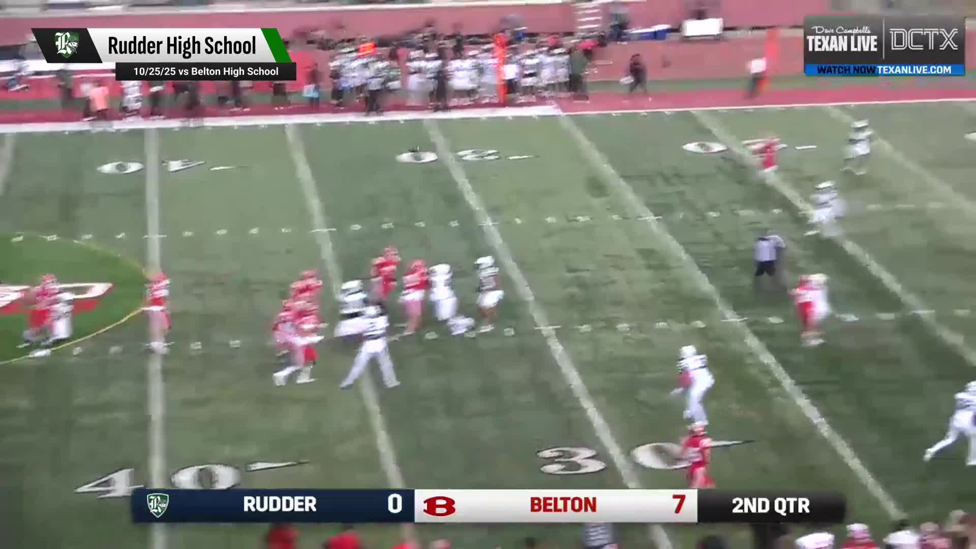 Football Recap: Rudder Takes a Loss