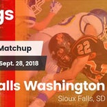 Football Game Recap: Brookings vs. Washington