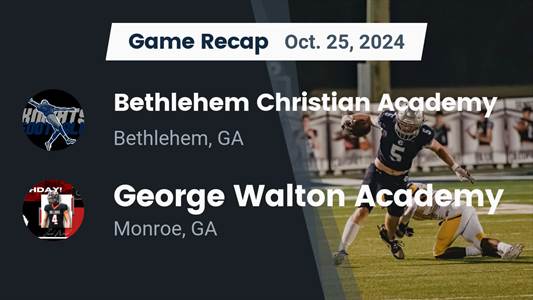Football Game Preview: Bethlehem Christian Academy Knights vs. Tattnall Square Academy Trojans