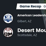 Football Game Recap: Desert Mountain Wolves vs. American Leadership Academy - Gilbert North Eagles