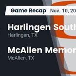 Football Game Recap: McAllen Memorial Mustangs vs. Harlingen South Hawks
